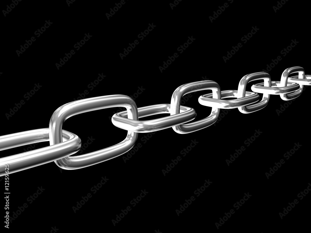 Fototapeta premium link in a chain