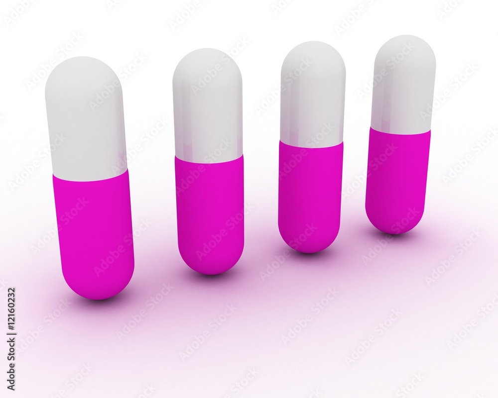 Row of pills Row of pills