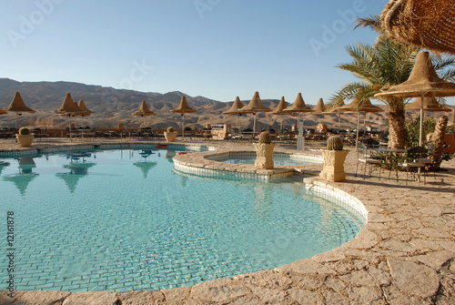 Pool in mountains