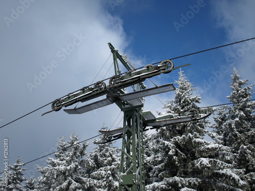 Seilbahnmast photo