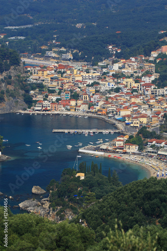 Aerial view on Parga Greece