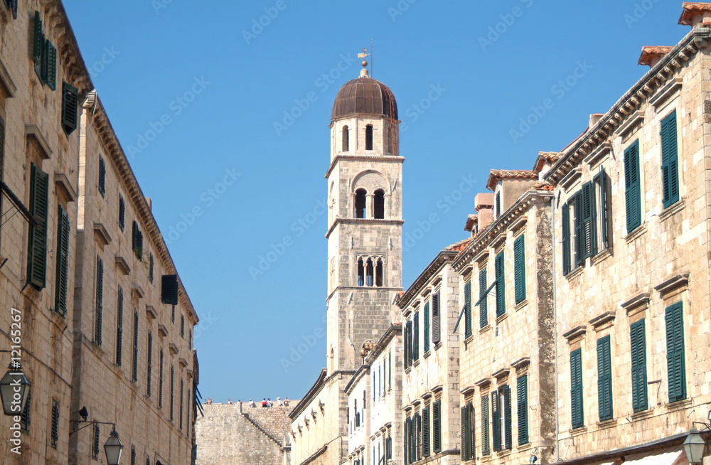 Placa Dubrovnik Häuserzeile