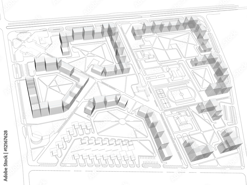 Fototapeta premium District project