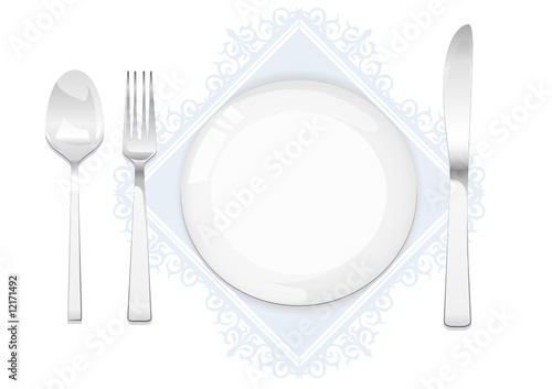 Knife and fork and spoon