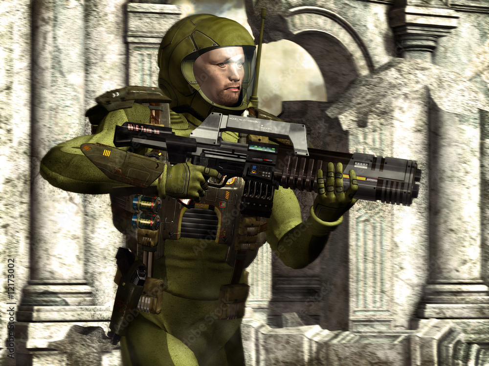astronaut soldier astronaut soldier