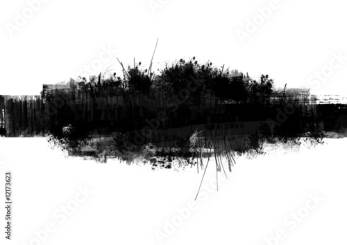 black banner
