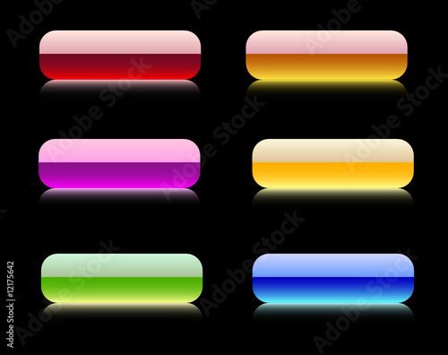 glossy buttons