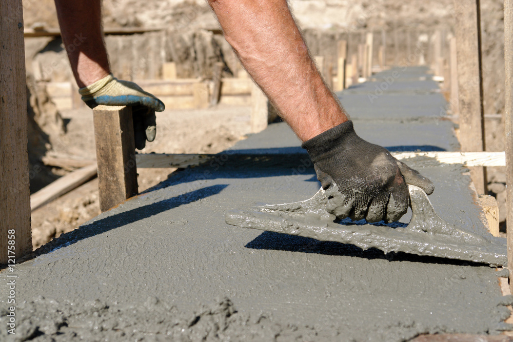Concrete mix spread Concrete mix spread