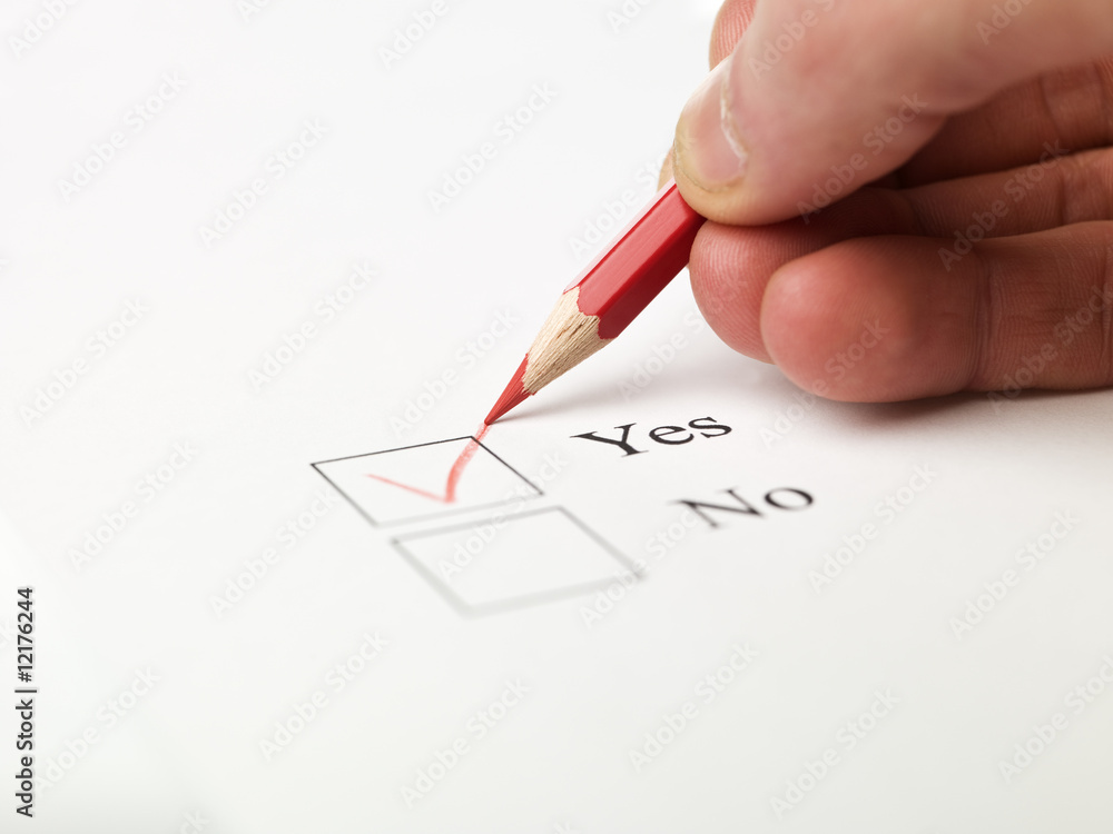 Yes and no decision Yes and no decision