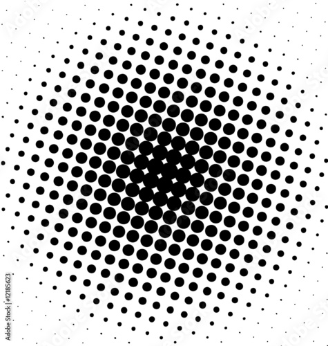 Black spot design halftone dots #12185623
