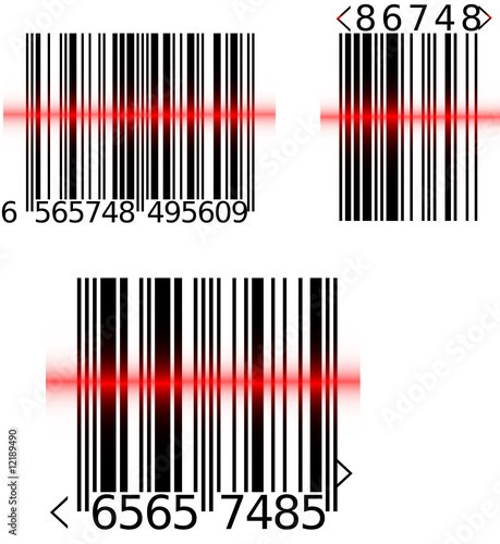different types of barcodes reading by scanner