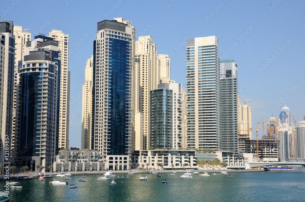 Fototapeta premium Dubai Marina, United Arab Emirates