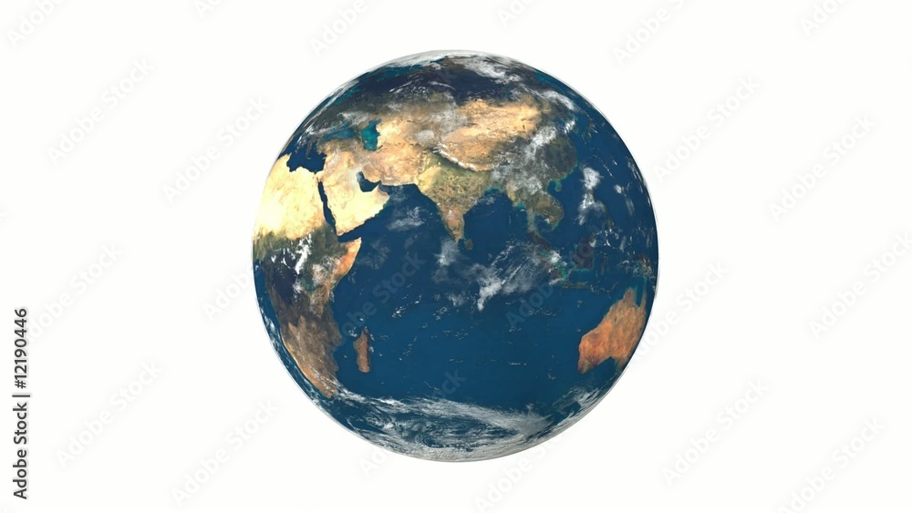 Earth rotation 360° loop HD1080 Earth rotation 360° loop HD1080
