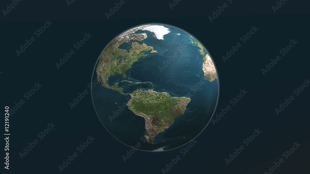 CGI of realistic earth CGI of realistic earth