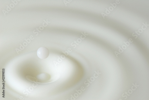 Abstract milk splash