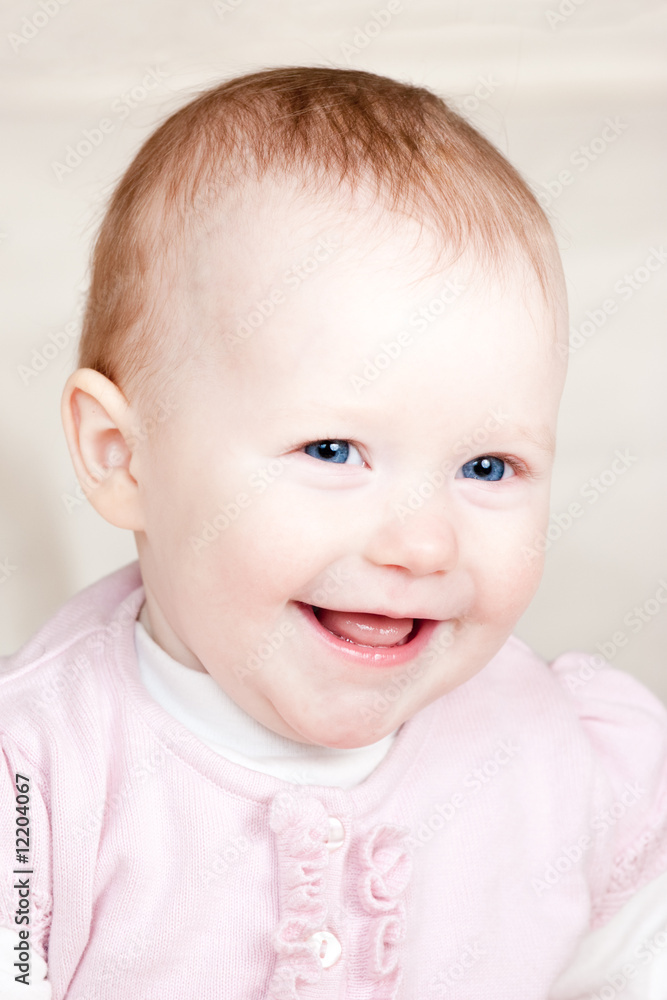 Cheerful infant