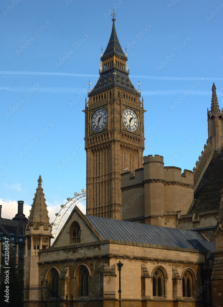 Buildings of Parliament with Big Ban tower