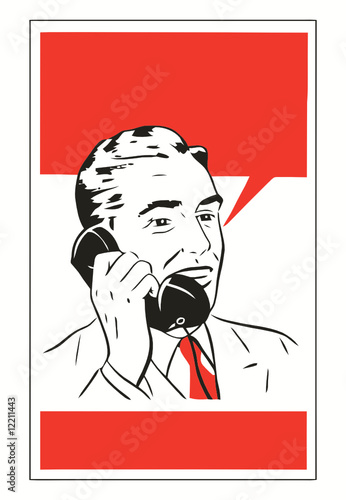 Businessman au téléphone