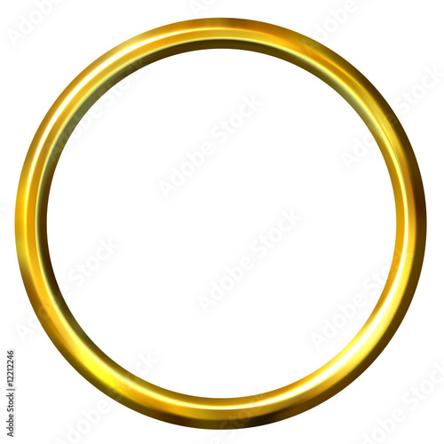 3D Golden Ring