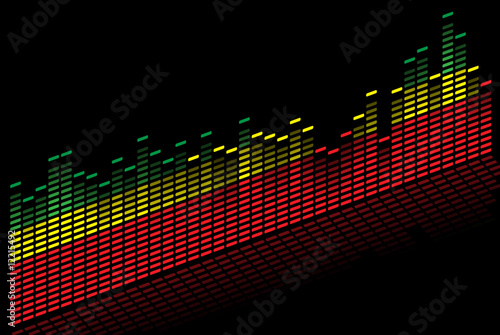 Graphic equalizer - Vector image