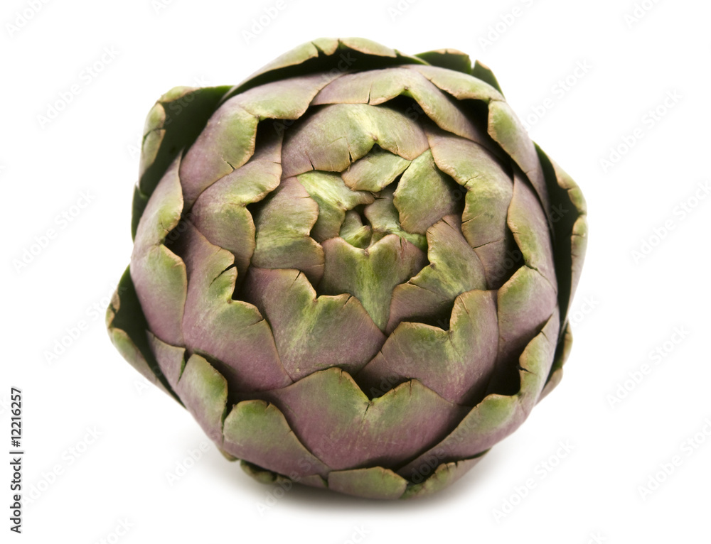 Obraz premium fresh artichoke on white background