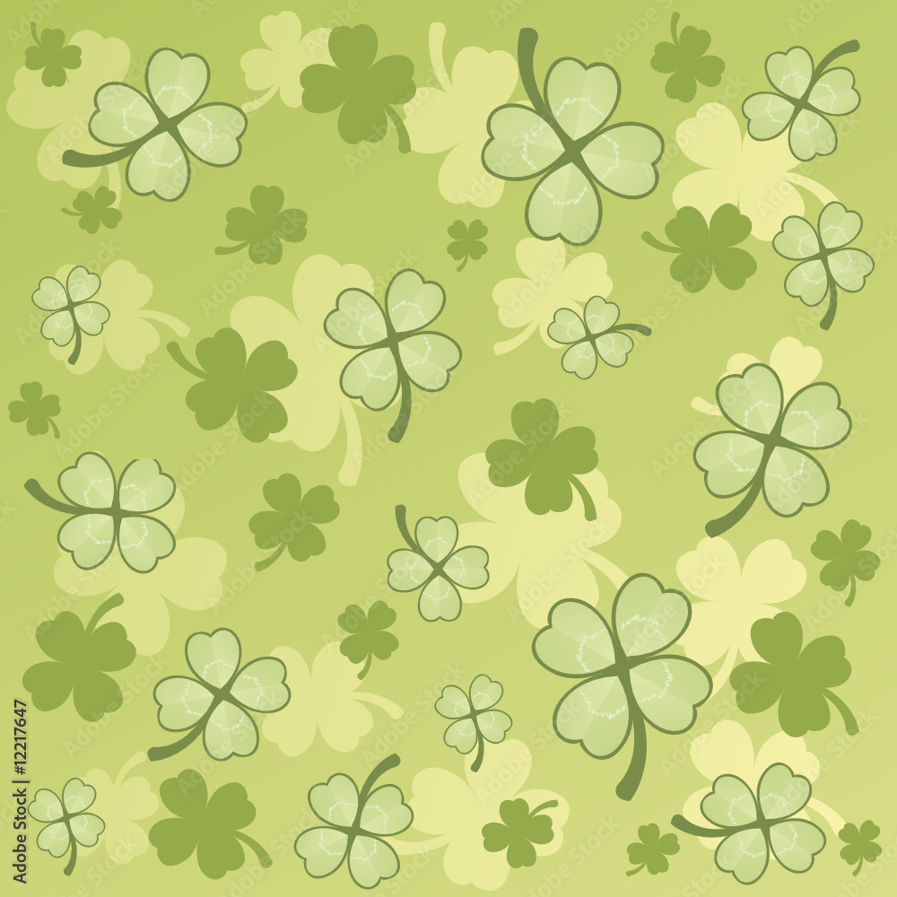 Shamrock background Shamrock background