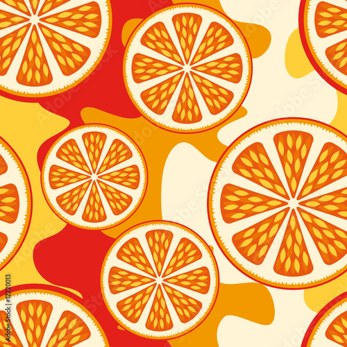 Seamless background Orange