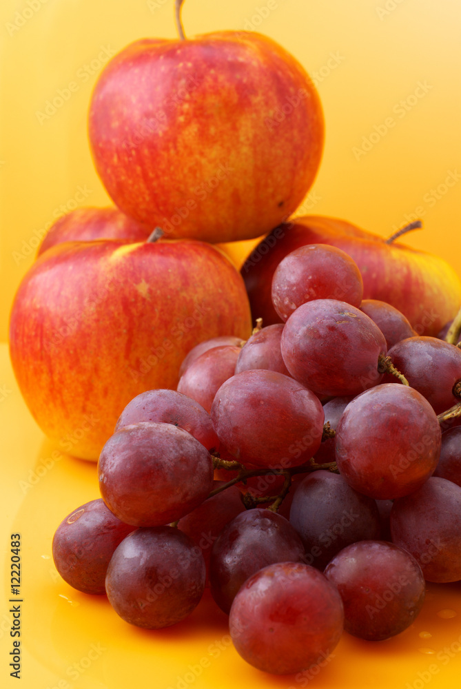 Apples and grape Apples and grape