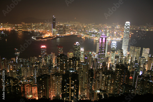 Hongkong (Hong Kong), China - Skyline at night