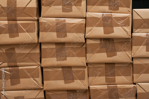 Canvas Print closed packages for shipping