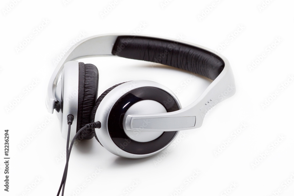 Fototapeta premium A headphone isolated on white