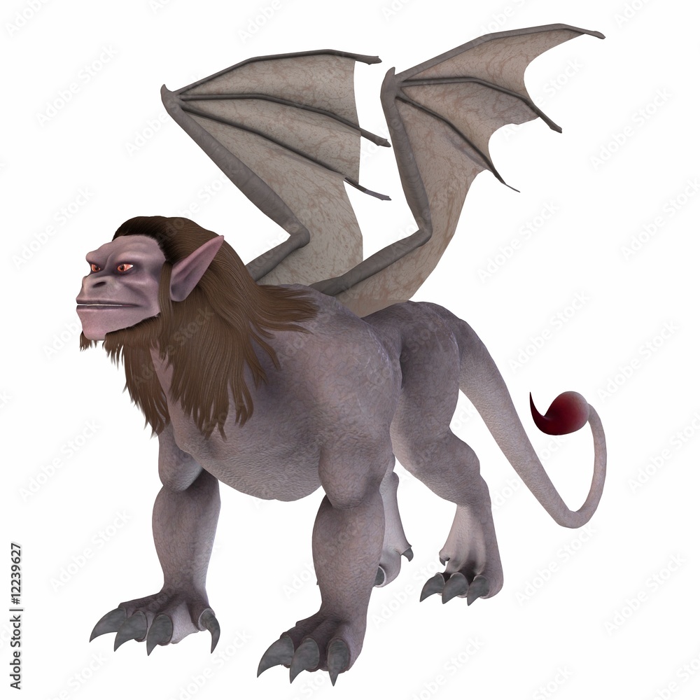 Fototapeta premium Manticore - Fantasy Monster