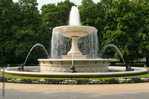 Fountain, Warsaw , Poland