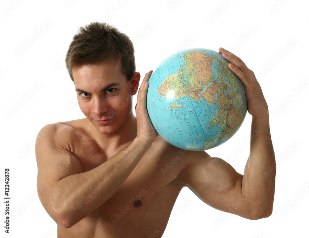 Young Man with a Globe Young Man with a Globe