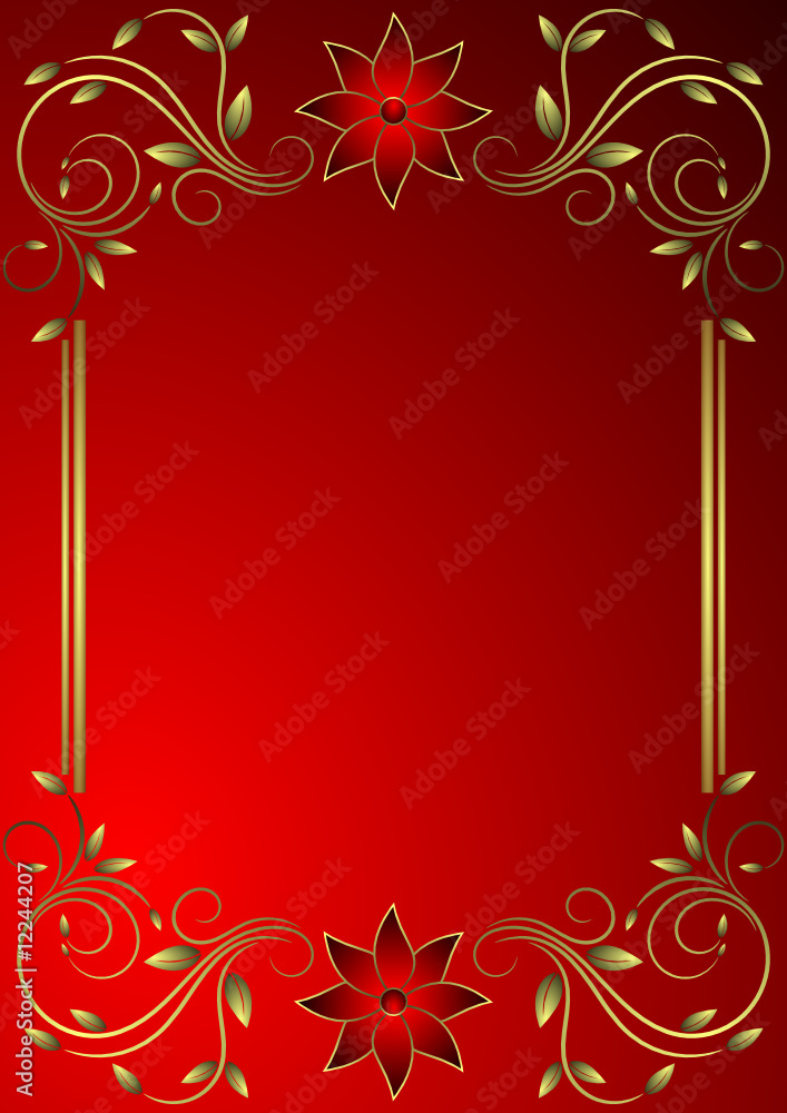 Floral frame Floral frame