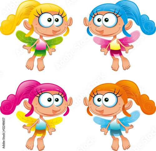 Set of funny Fairy