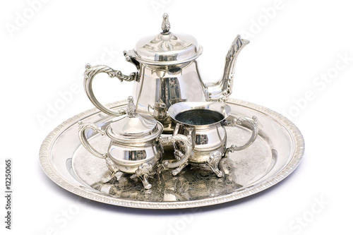 Canvas-taulu silver tea set