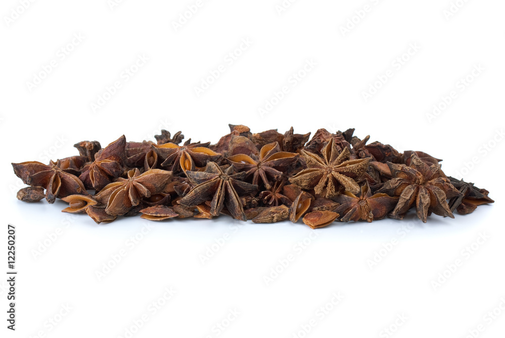 Fototapeta premium Spices: Dried-up anise-tree inflorescences