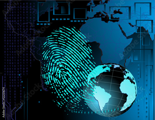 Fingerprint background