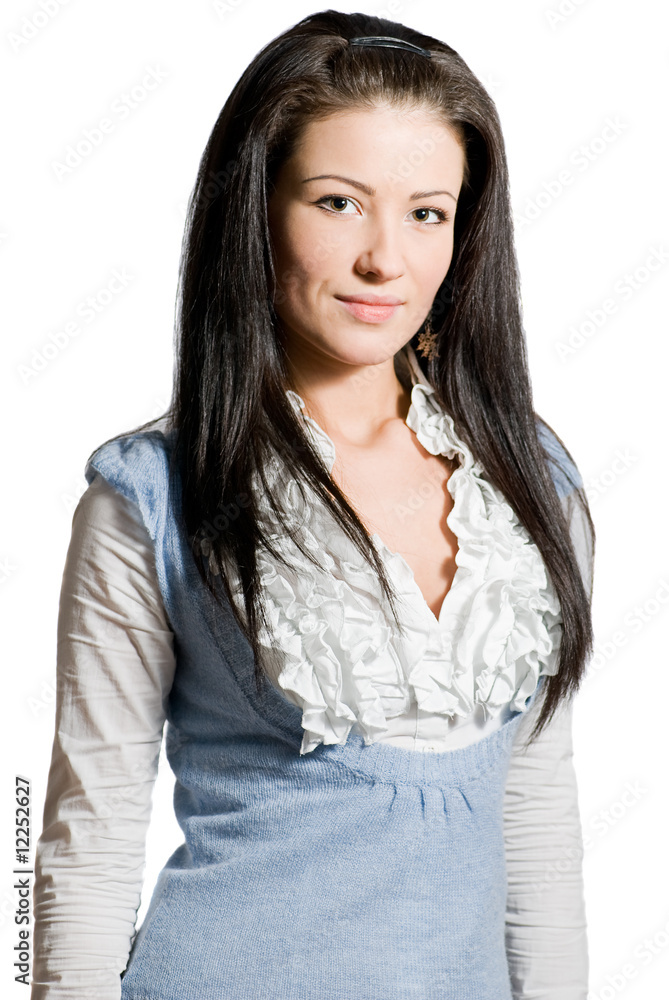Portrait of a young attractive woman Portrait of a young attractive woman