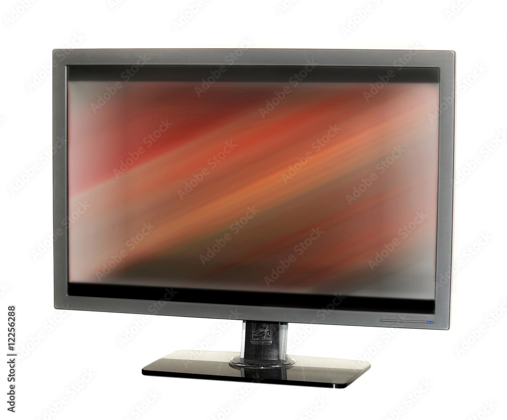 TV monitor, isolated on white TV monitor, isolated on white