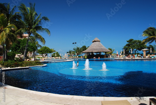 Paradise resort in Cancun
