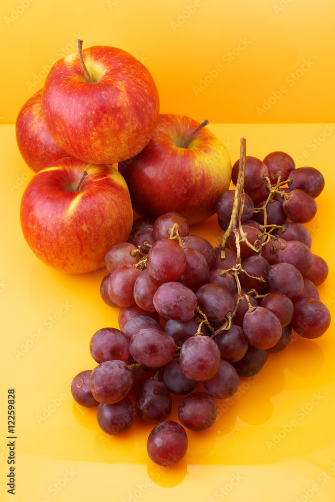Apples and grape