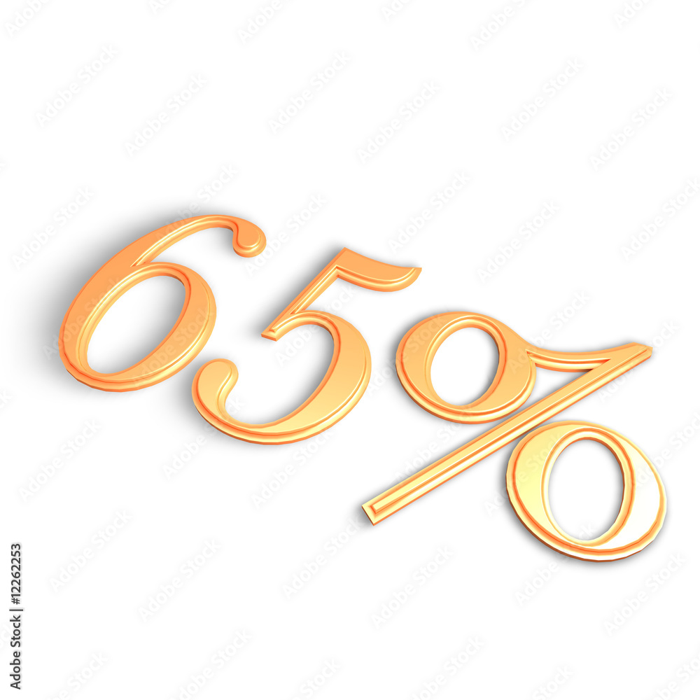 65 percent 65 percent