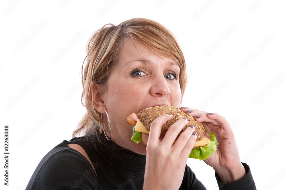 Taking a big bite Taking a big bite