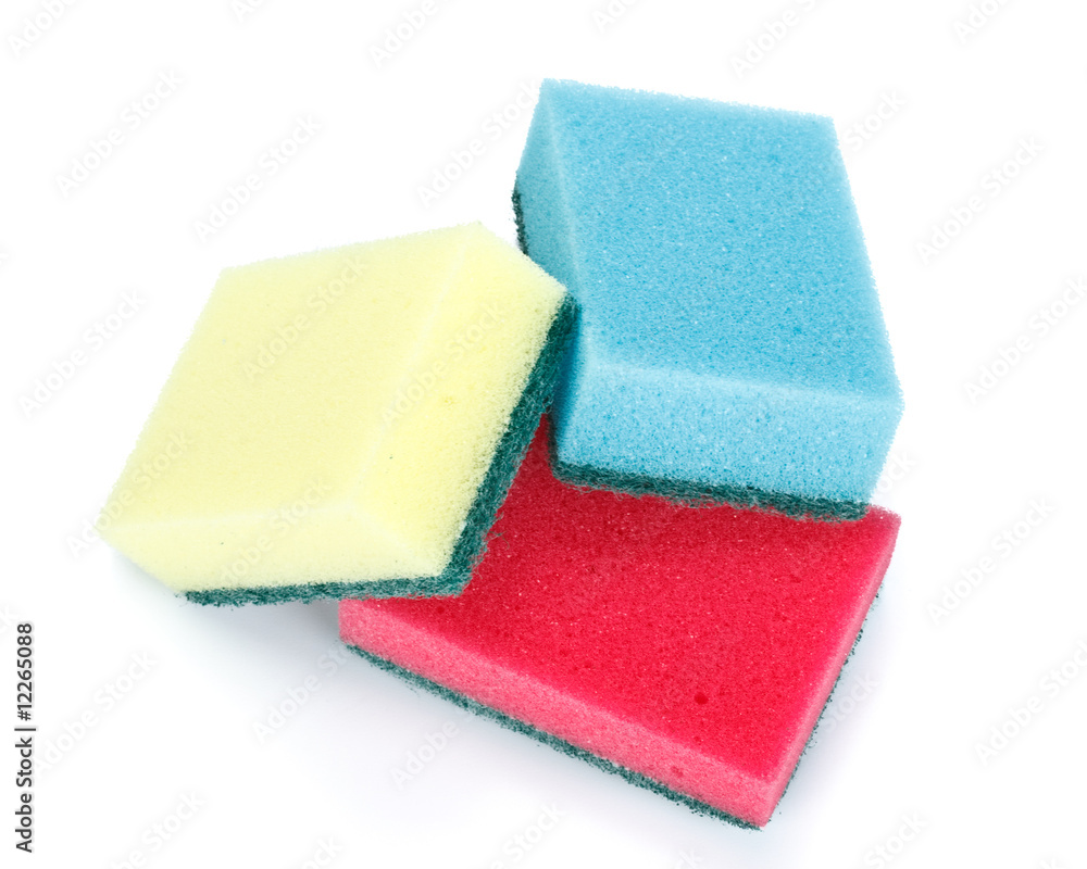 Various household sponges Various household sponges
