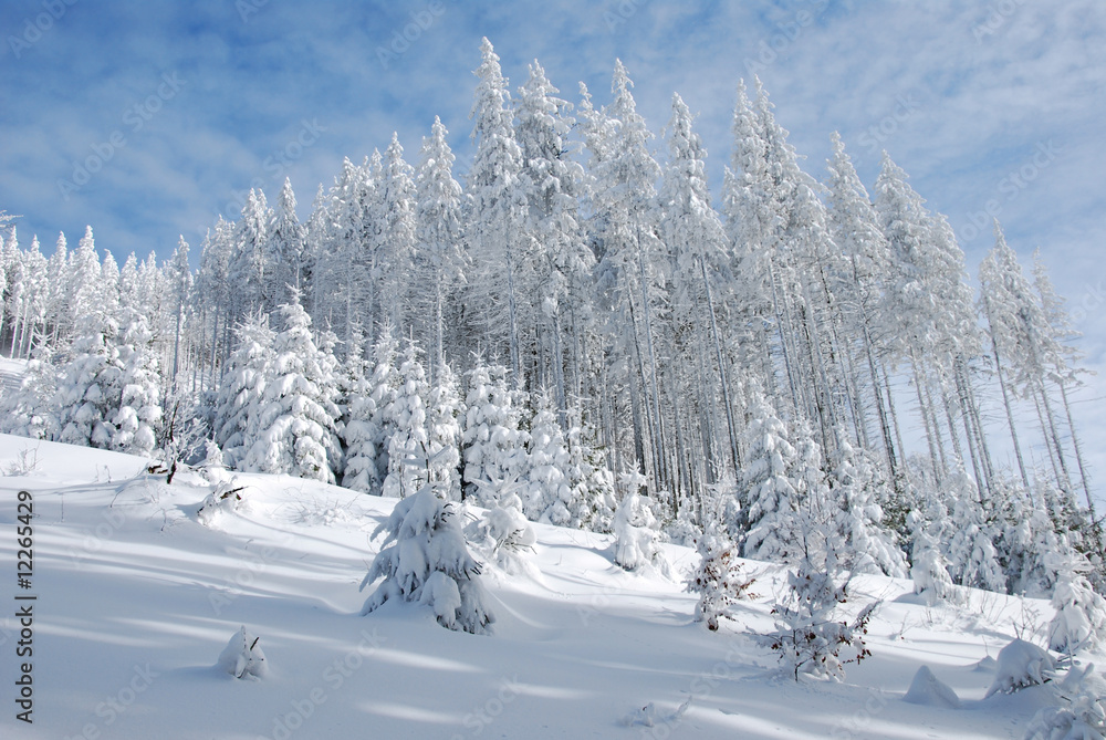 Beskydy winter country Beskydy winter country