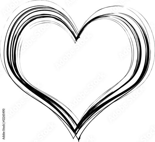 scribble heart