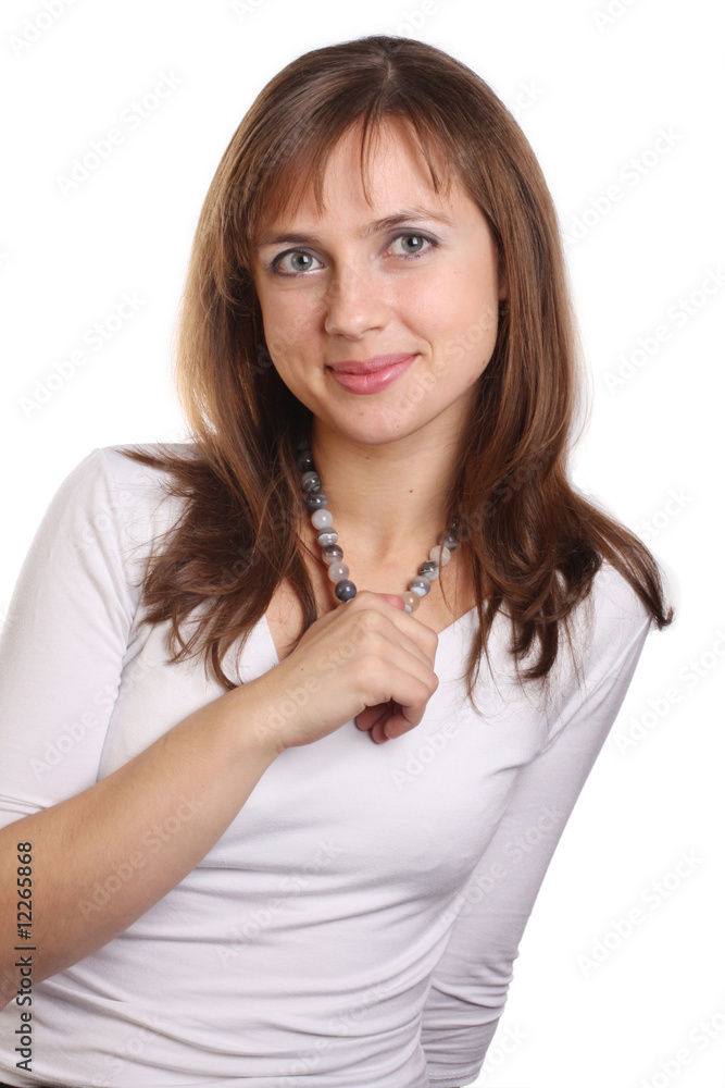 Portrait of a young attractive business woman Portrait of a young attractive business woman
