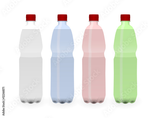 4 pfandflaschen (plastik)